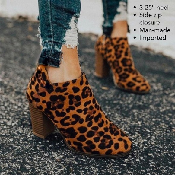 Leopard print Bootie 🎉HOST PICK🎉 - Picture 3 of 8
